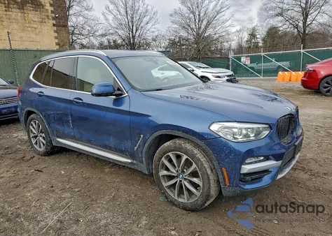 2019 BMW X3 xDrive30I из США, поврежденный, VIN 5UXTR9C59KLP94771